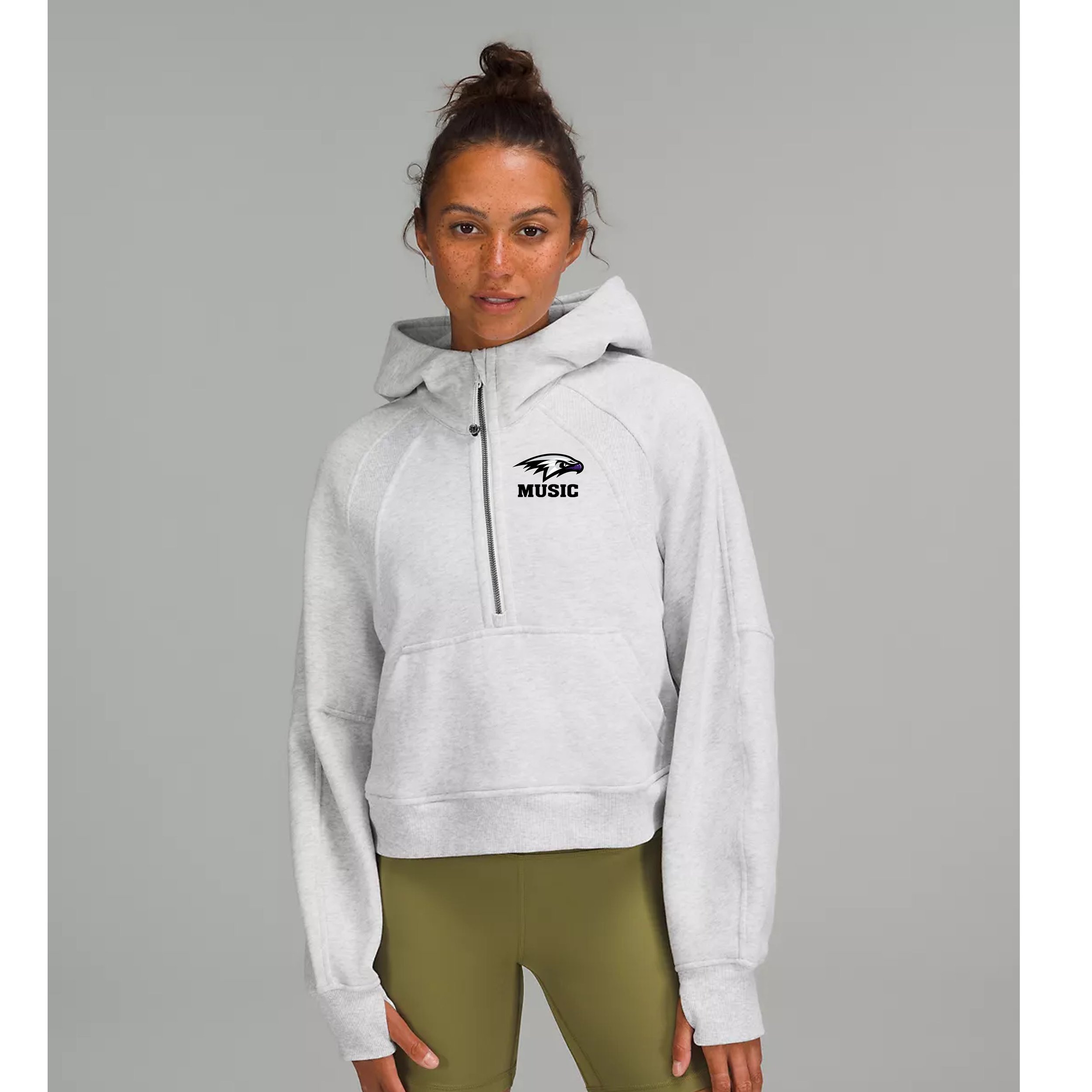 ITA Music Women's Lululemon Scuba Oversized Half zip — T Shirts